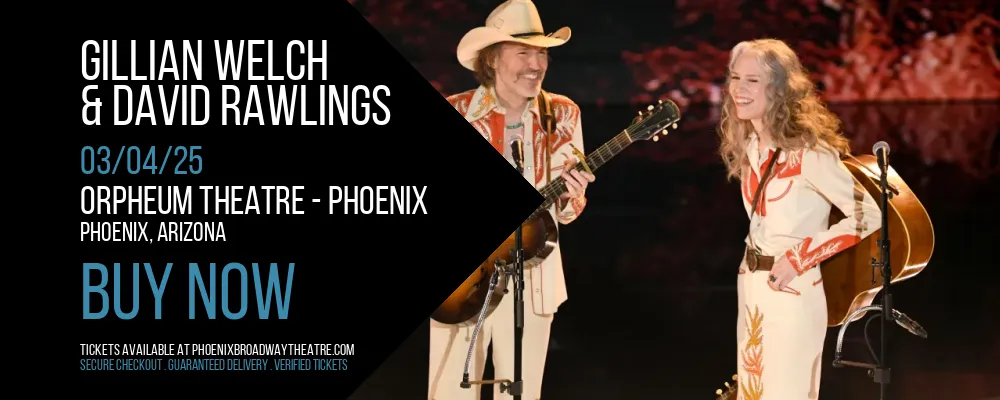 Gillian Welch & David Rawlings at Orpheum Theatre